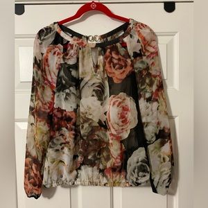 Sheer Floral Shirt